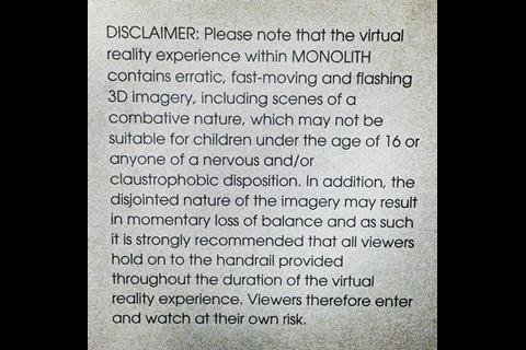 Gareth Pugh Disclaimer
